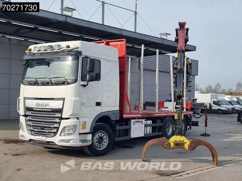 DAF XF 510 6X4 Jonsered Z-Crane SC ACC Retarder Euro 6 - 목재 트럭, 크레인 트럭 : 사진 5 DAF XF 510 6X4 Jonsered Z-Crane SC ACC Retarder Euro 6 - 목재 트럭, 크레인 트럭 : 사진 5