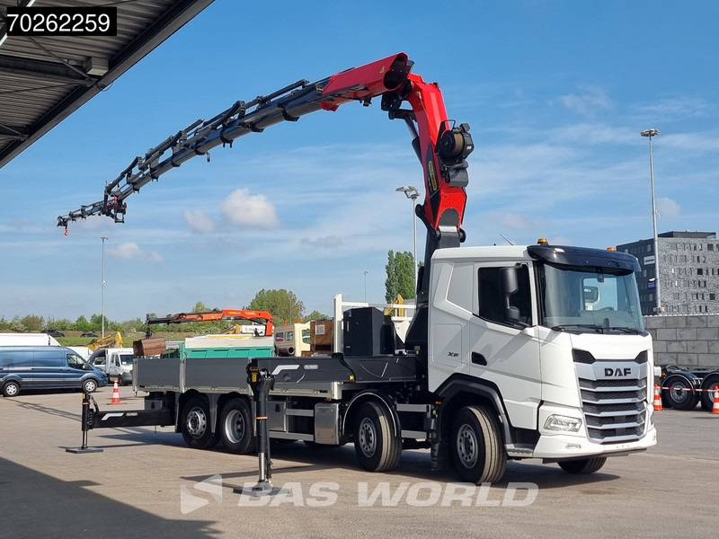 DAF XF 530 8X2 NEW Palfinger PK580 TEC Crane 8 + 4 Fly-jib Winch Retarder Lift+Lenkasche - 드롭사이드/ 플랫베드 트럭, 크레인 트럭 : 사진 3 DAF XF 530 8X2 NEW Palfinger PK580 TEC Crane 8 + 4 Fly-jib Winch Retarder Lift+Lenkasche - 드롭사이드/ 플랫베드 트럭, 크레인 트럭 : 사진 3