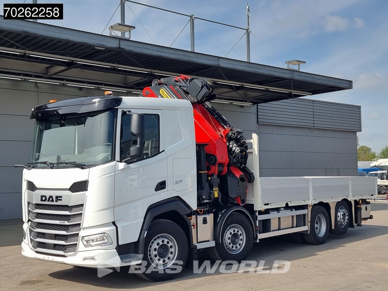 DAF XF 530 8X2 NEW Palfinger PK580 TEC Kran Crane Fly-Jib 2.5t Winch Lift+Lenkasche Retarder - 드롭사이드/ 플랫베드 트럭, 크레인 트럭 : 사진 2 DAF XF 530 8X2 NEW Palfinger PK580 TEC Kran Crane Fly-Jib 2.5t Winch Lift+Lenkasche Retarder - 드롭사이드/ 플랫베드 트럭, 크레인 트럭 : 사진 2
