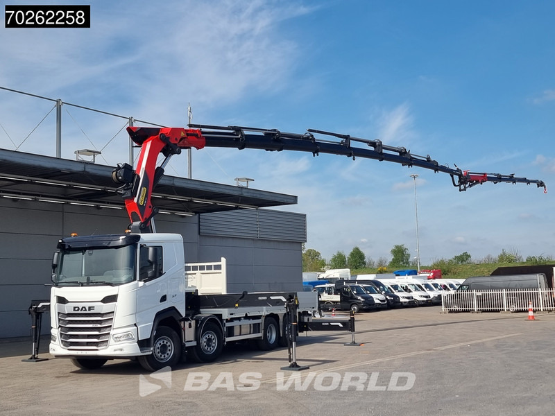 DAF XF 530 8X2 NEW Palfinger PK580 TEC Kran Crane Fly-Jib Winch Lift+Lenkasche Retarder - 드롭사이드/ 플랫베드 트럭, 크레인 트럭 : 사진 2 DAF XF 530 8X2 NEW Palfinger PK580 TEC Kran Crane Fly-Jib Winch Lift+Lenkasche Retarder - 드롭사이드/ 플랫베드 트럭, 크레인 트럭 : 사진 2