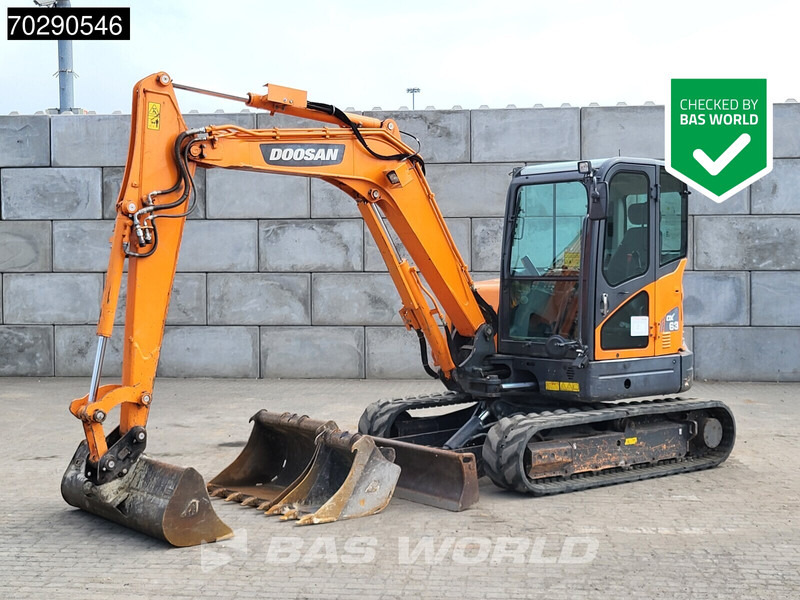Doosan DX63-3 - 미니 굴삭기 : 사진 1 Doosan DX63-3 - 미니 굴삭기 : 사진 1
