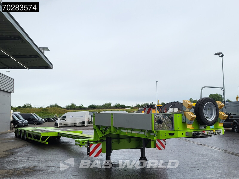 Faymonville F-S43-1AAF 3 axles Extendable Twistlocks 3x Hydraulic Steering Galvanised - 저하대 세미 트레일러 : 사진 3 Faymonville F-S43-1AAF 3 axles Extendable Twistlocks 3x Hydraulic Steering Galvanised - 저하대 세미 트레일러 : 사진 3