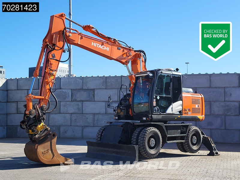 Hitachi ZX140W -5 OUTRIGGERS + BLADE - 휠 굴삭기 : 사진 1 Hitachi ZX140W -5 OUTRIGGERS + BLADE - 휠 굴삭기 : 사진 1