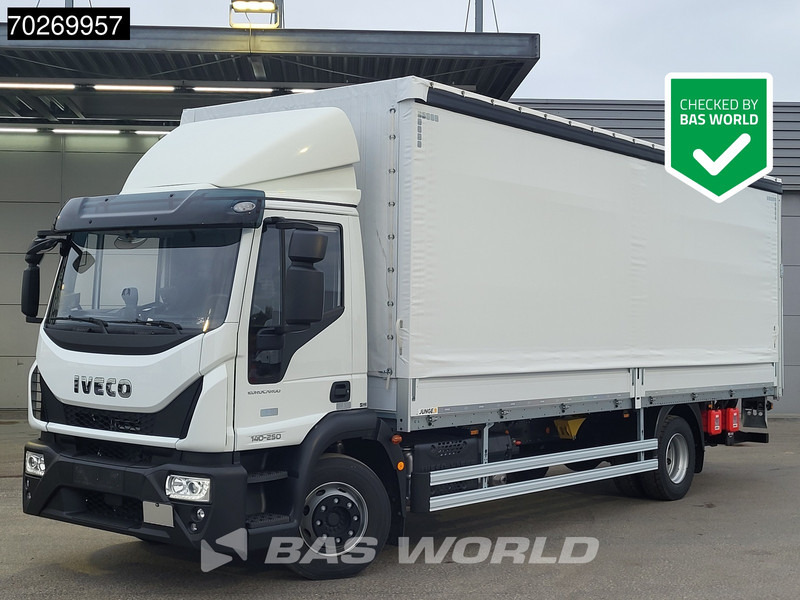 Iveco Eurocargo 140E250 4X2 NEW 14tonner ACC Ladebordwand Automatic Euro 6 - 커튼사이더 트럭 : 사진 1 Iveco Eurocargo 140E250 4X2 NEW 14tonner ACC Ladebordwand Automatic Euro 6 - 커튼사이더 트럭 : 사진 1