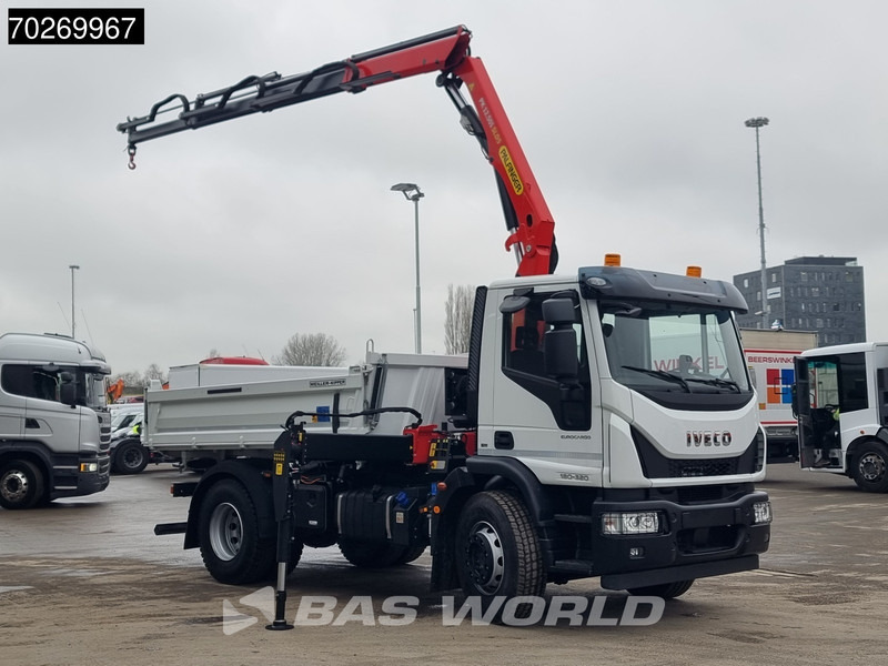 Iveco Eurocargo 180E320 4X2 Steelsuspension 3-Seiten Palfinger PK12.501 Euro 6 - 덤프트럭, 크레인 트럭 : 사진 3 Iveco Eurocargo 180E320 4X2 Steelsuspension 3-Seiten Palfinger PK12.501 Euro 6 - 덤프트럭, 크레인 트럭 : 사진 3