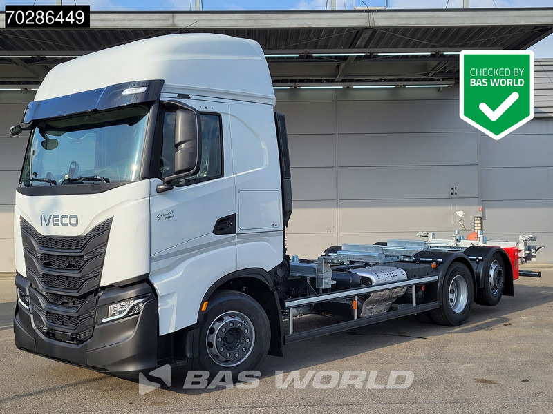 Iveco S-Way 500 6X2 NEW BDF! Lift+Steering Axle ACC Standklima Euro 6 - 컨테이너 운반 장치/ 스와프 보디 트럭 : 사진 1 Iveco S-Way 500 6X2 NEW BDF! Lift+Steering Axle ACC Standklima Euro 6 - 컨테이너 운반 장치/ 스와프 보디 트럭 : 사진 1