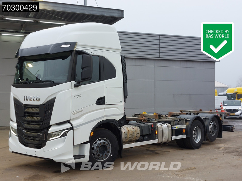 Iveco S-Way 510 6X2 BDF Retarder Air suspension Lift-Axle Automatic Euro 6 - 컨테이너 운반 장치/ 스와프 보디 트럭 : 사진 1 Iveco S-Way 510 6X2 BDF Retarder Air suspension Lift-Axle Automatic Euro 6 - 컨테이너 운반 장치/ 스와프 보디 트럭 : 사진 1