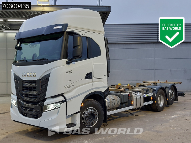 Iveco S-Way 510 6X2 BDF Retarder Air suspension Lift-Axle Automatic Euro 6 - 컨테이너 운반 장치/ 스와프 보디 트럭 : 사진 1 Iveco S-Way 510 6X2 BDF Retarder Air suspension Lift-Axle Automatic Euro 6 - 컨테이너 운반 장치/ 스와프 보디 트럭 : 사진 1