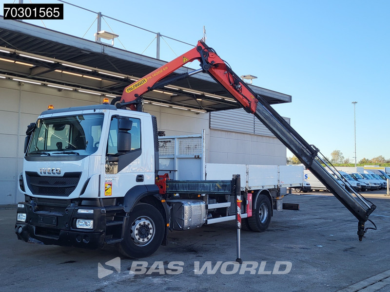 Iveco Stralis 310 4X2 Palfinger PK14002 EH Kran Crane Steel suspension Euro 6 - 드롭사이드/ 플랫베드 트럭, 크레인 트럭 : 사진 5 Iveco Stralis 310 4X2 Palfinger PK14002 EH Kran Crane Steel suspension Euro 6 - 드롭사이드/ 플랫베드 트럭, 크레인 트럭 : 사진 5