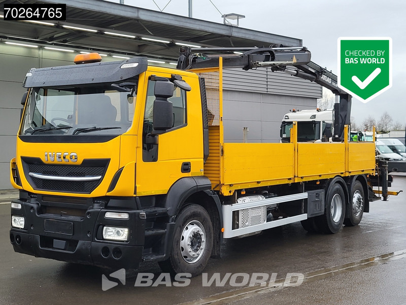 Iveco Stralis 310 6X2 RHD! Lift+Lenkachse Atlas 135.2VE-A11 Kran Crane Euro 6 - 드롭사이드/ 플랫베드 트럭, 크레인 트럭 : 사진 1 Iveco Stralis 310 6X2 RHD! Lift+Lenkachse Atlas 135.2VE-A11 Kran Crane Euro 6 - 드롭사이드/ 플랫베드 트럭, 크레인 트럭 : 사진 1