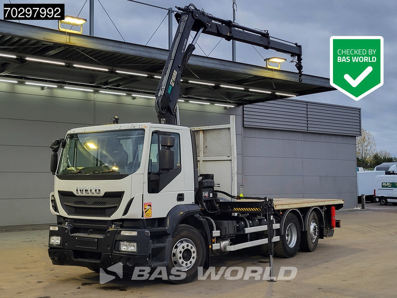 Iveco Stralis 310 Stralis 6X2 HIAB 144 BS-2 Crane Kran Lift+Steering-Axle Manual Euro 5 - 드롭사이드/ 플랫베드 트럭, 크레인 트럭 : 사진 1 Iveco Stralis 310 Stralis 6X2 HIAB 144 BS-2 Crane Kran Lift+Steering-Axle Manual Euro 5 - 드롭사이드/ 플랫베드 트럭, 크레인 트럭 : 사진 1