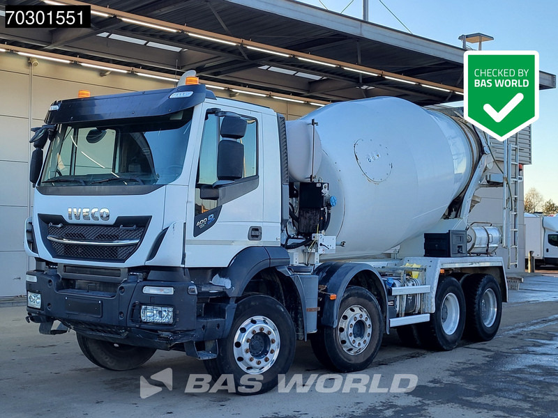 Iveco Stralis 400 8X4 9m3 Stetter mixer Steelsuspension Big-Axle Automatic Euro 6 - 콘크리트 믹서 트럭 : 사진 1 Iveco Stralis 400 8X4 9m3 Stetter mixer Steelsuspension Big-Axle Automatic Euro 6 - 콘크리트 믹서 트럭 : 사진 1