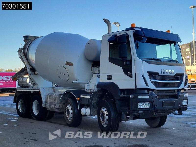 Iveco Stralis 400 8X4 9m3 Stetter mixer Steelsuspension Big-Axle Automatic Euro 6 - 콘크리트 믹서 트럭 : 사진 3 Iveco Stralis 400 8X4 9m3 Stetter mixer Steelsuspension Big-Axle Automatic Euro 6 - 콘크리트 믹서 트럭 : 사진 3