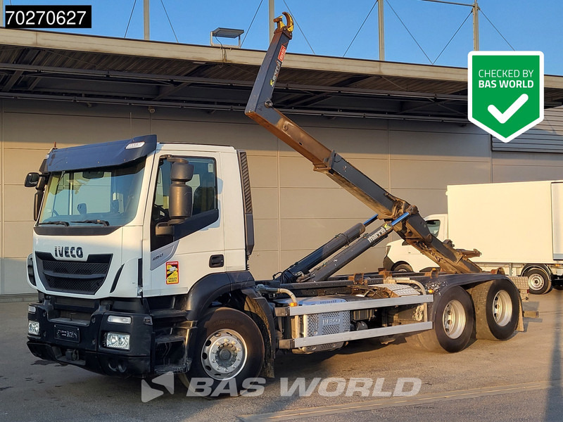 Iveco Stralis 460 6X2 20Tons Marrel AL20 S59 ACC Liftachse Euro 6 - 후크 리프트 트럭 : 사진 1 Iveco Stralis 460 6X2 20Tons Marrel AL20 S59 ACC Liftachse Euro 6 - 후크 리프트 트럭 : 사진 1