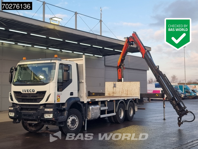 Iveco Trakker 360 6X4 Palfinger PK 18502 SH D Kran Crane Big axle Euro 6 - 드롭사이드/ 플랫베드 트럭, 크레인 트럭 : 사진 1 Iveco Trakker 360 6X4 Palfinger PK 18502 SH D Kran Crane Big axle Euro 6 - 드롭사이드/ 플랫베드 트럭, 크레인 트럭 : 사진 1
