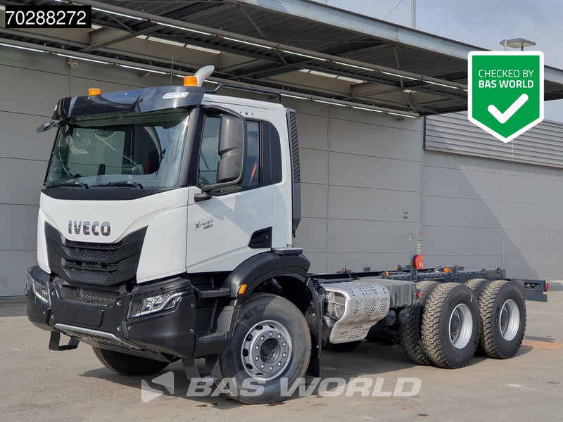 Iveco X-Way 460 6X4 New! Retarder steelsuspension Big-Axle Automatic Navi Euro 6 - 캡 새시 트럭 : 사진 1 Iveco X-Way 460 6X4 New! Retarder steelsuspension Big-Axle Automatic Navi Euro 6 - 캡 새시 트럭 : 사진 1
