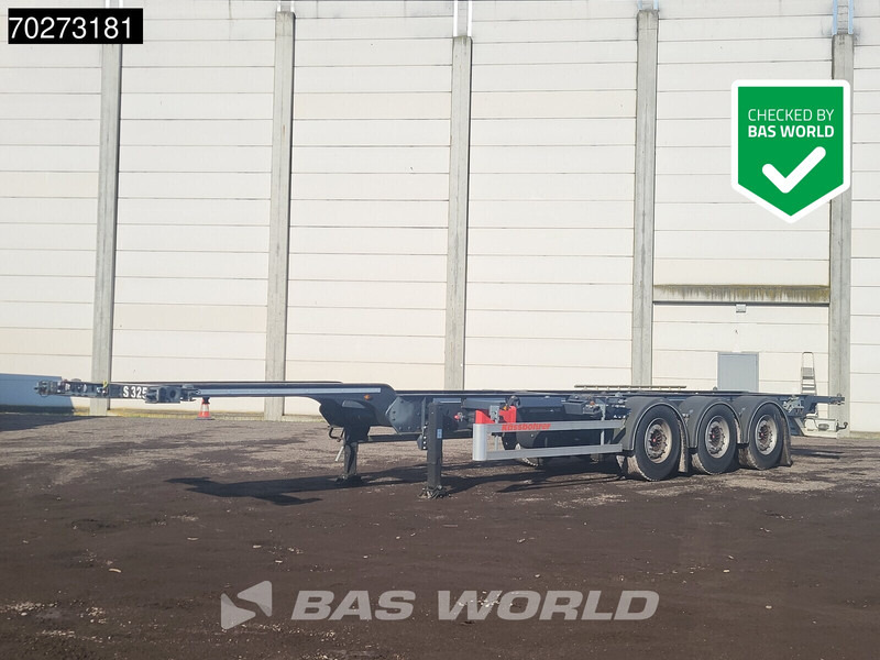 Kässbohrer CSRIL0S0E123 3 axles - 컨테이너 운반 장치/ 스와프 보디 세미 트레일러 : 사진 1 Kässbohrer CSRIL0S0E123 3 axles - 컨테이너 운반 장치/ 스와프 보디 세미 트레일러 : 사진 1