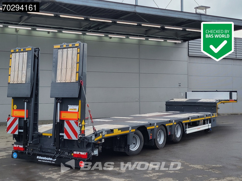 Kässbohrer LB3E 3 axles Steering+Lift Axle Extendable Ramps - 저하대 세미 트레일러 : 사진 1 Kässbohrer LB3E 3 axles Steering+Lift Axle Extendable Ramps - 저하대 세미 트레일러 : 사진 1