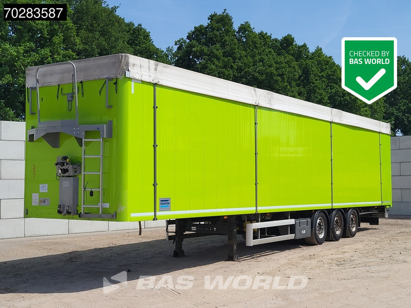 Knapen 3 axles Liftachse 7MM 103m3 Schiebewand - 워킹 플로어 세미 트레일러 : 사진 1 Knapen 3 axles Liftachse 7MM 103m3 Schiebewand - 워킹 플로어 세미 트레일러 : 사진 1