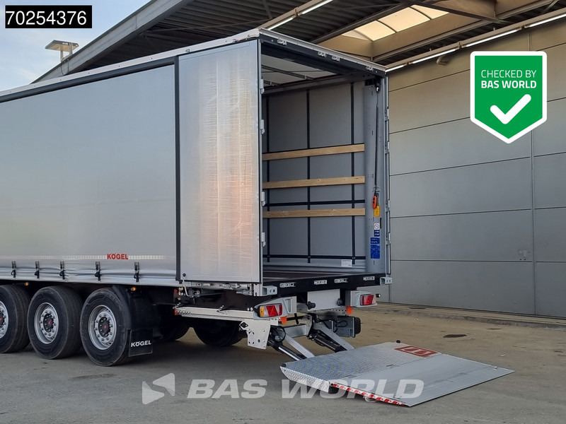 Kögel S24-1 3 axles Tailgate 2000kg NEW Liftachse Edscha LBW - 커튼사이더 세미 트레일러 : 사진 1 Kögel S24-1 3 axles Tailgate 2000kg NEW Liftachse Edscha LBW - 커튼사이더 세미 트레일러 : 사진 1