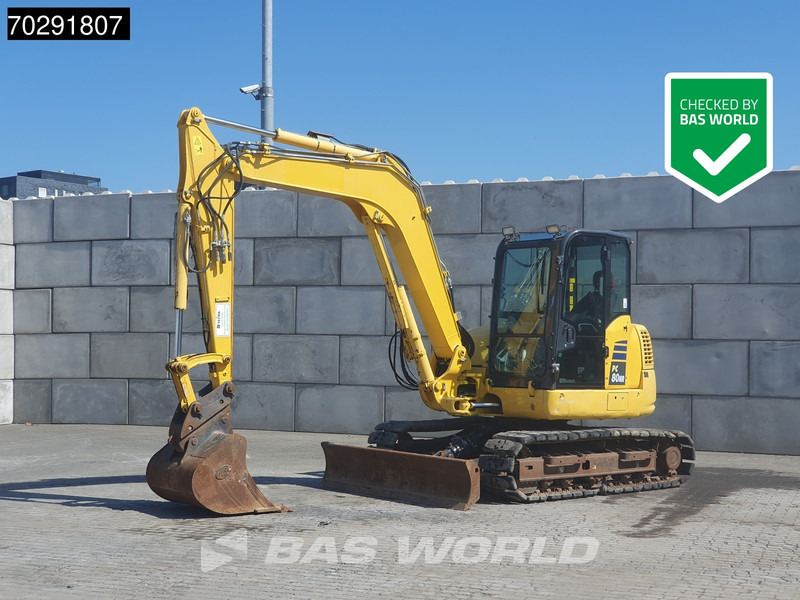 미니 굴삭기 Komatsu PC80 MR-5 A/C : 사진 1