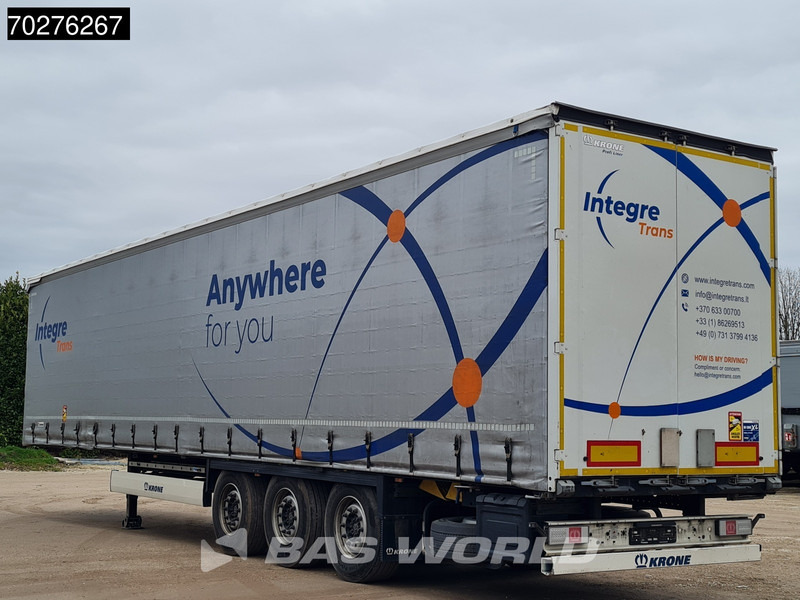 Krone SD 3 axles Edscha Anti Vandalismus plane - 커튼사이더 세미 트레일러 : 사진 2 Krone SD 3 axles Edscha Anti Vandalismus plane - 커튼사이더 세미 트레일러 : 사진 2