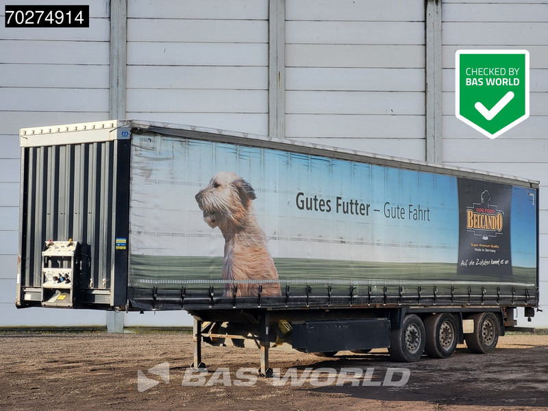 Krone SD 3 axles Forklift Lift+Lenkachse Kooiaap Palettenkasten SAF Sliding Roof - 커튼사이더 세미 트레일러 : 사진 1 Krone SD 3 axles Forklift Lift+Lenkachse Kooiaap Palettenkasten SAF Sliding Roof - 커튼사이더 세미 트레일러 : 사진 1