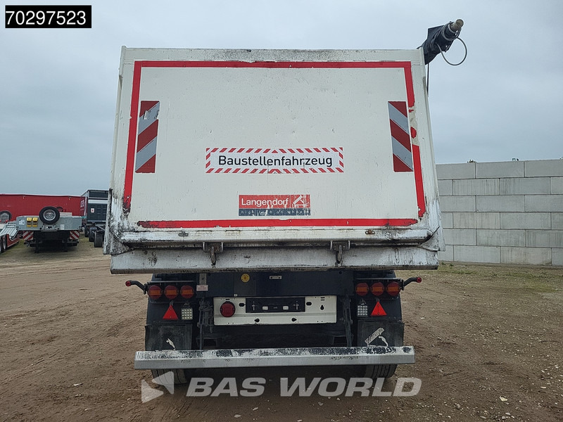 덤프 세미 트레일러 Langendorf SKA 24/30 Liftachse 26m3 ALU : 사진 7