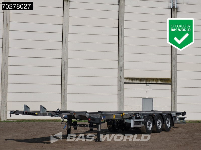 Lecitrailer SR3EC 3 axles UNUSED Liftachse Multi'45 - 컨테이너 운반 장치/ 스와프 보디 세미 트레일러 : 사진 1 Lecitrailer SR3EC 3 axles UNUSED Liftachse Multi'45 - 컨테이너 운반 장치/ 스와프 보디 세미 트레일러 : 사진 1