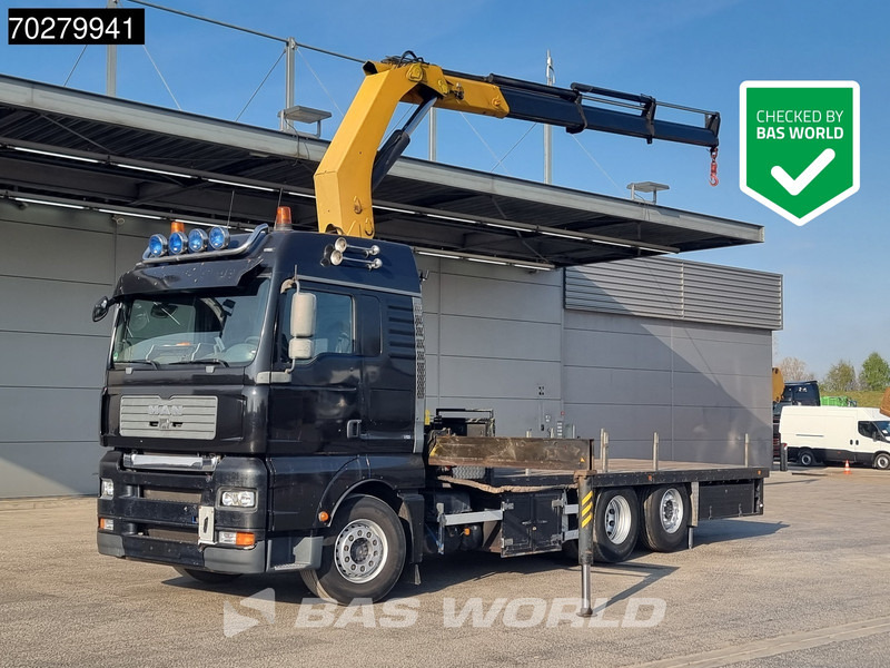 MAN TGA 26.430 6X2 Palfinger PK32080 Kran Crane Manual Liftachse Euro 4 - 드롭사이드/ 플랫베드 트럭, 크레인 트럭 : 사진 1 MAN TGA 26.430 6X2 Palfinger PK32080 Kran Crane Manual Liftachse Euro 4 - 드롭사이드/ 플랫베드 트럭, 크레인 트럭 : 사진 1