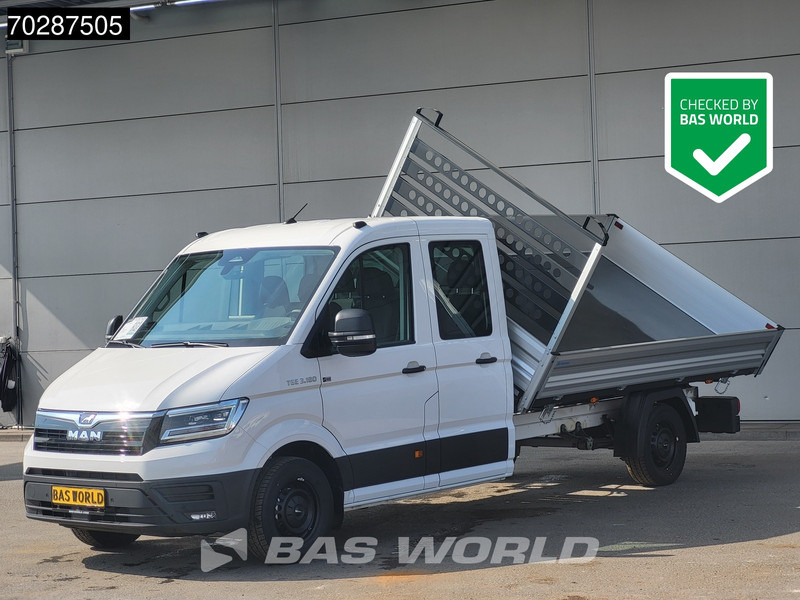 MAN TGE 3.180 Driezijdige Kipper Automaat 2025 Facelift 180PK Trekhaak LED Navi ACC Airco Cruise Euro6 Kipper Tippe Benne Kieper 3m3 A/C Towba - 덤프 밴 : 사진 1 MAN TGE 3.180 Driezijdige Kipper Automaat 2025 Facelift 180PK Trekhaak LED Navi ACC Airco Cruise Euro6 Kipper Tippe Benne Kieper 3m3 A/C Towba - 덤프 밴 : 사진 1