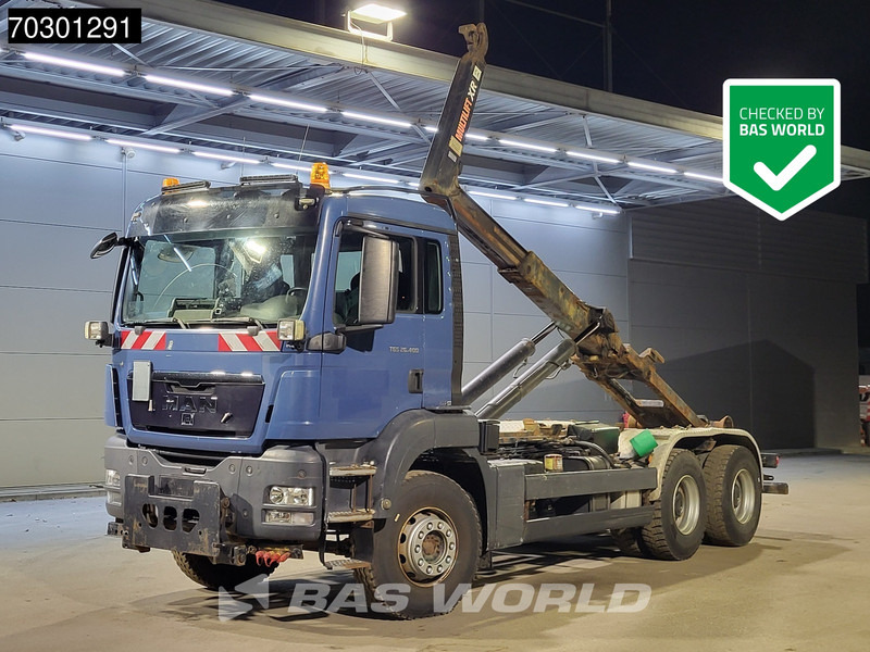 MAN TGS 26.400 6X4 Hiab XR21S56 Containersystem Automatic Euro 5 - 후크 리프트 트럭 : 사진 1 MAN TGS 26.400 6X4 Hiab XR21S56 Containersystem Automatic Euro 5 - 후크 리프트 트럭 : 사진 1
