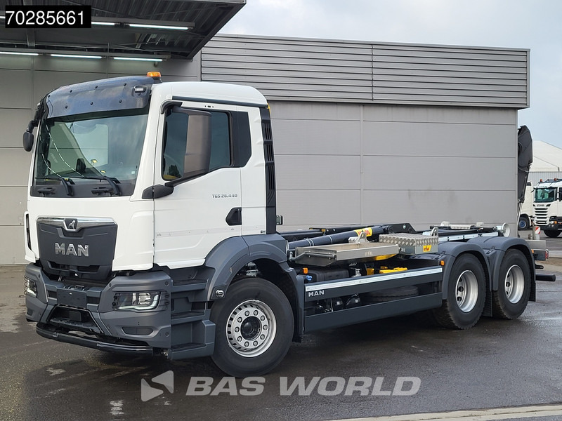 MAN TGS 26.440 6X4 NEW HYVA H20-60S Automatic Steelsuspension Euro 6 - 후크 리프트 트럭 : 사진 3 MAN TGS 26.440 6X4 NEW HYVA H20-60S Automatic Steelsuspension Euro 6 - 후크 리프트 트럭 : 사진 3