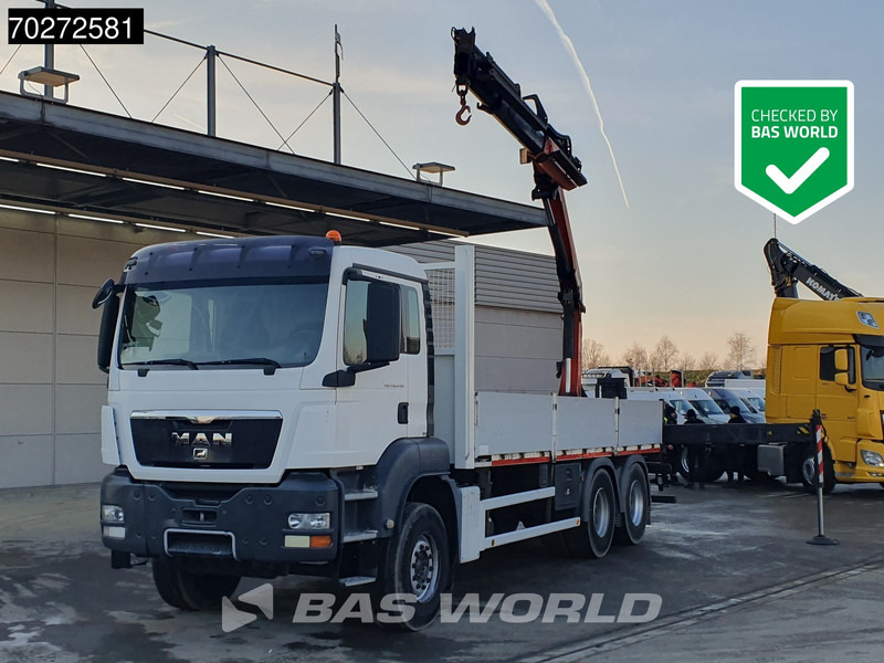 MAN TGS 26.440 6X4 Palfinger PK18002 EH Kran Crane Manual Remote Euro 5 - 드롭사이드/ 플랫베드 트럭, 크레인 트럭 : 사진 1 MAN TGS 26.440 6X4 Palfinger PK18002 EH Kran Crane Manual Remote Euro 5 - 드롭사이드/ 플랫베드 트럭, 크레인 트럭 : 사진 1