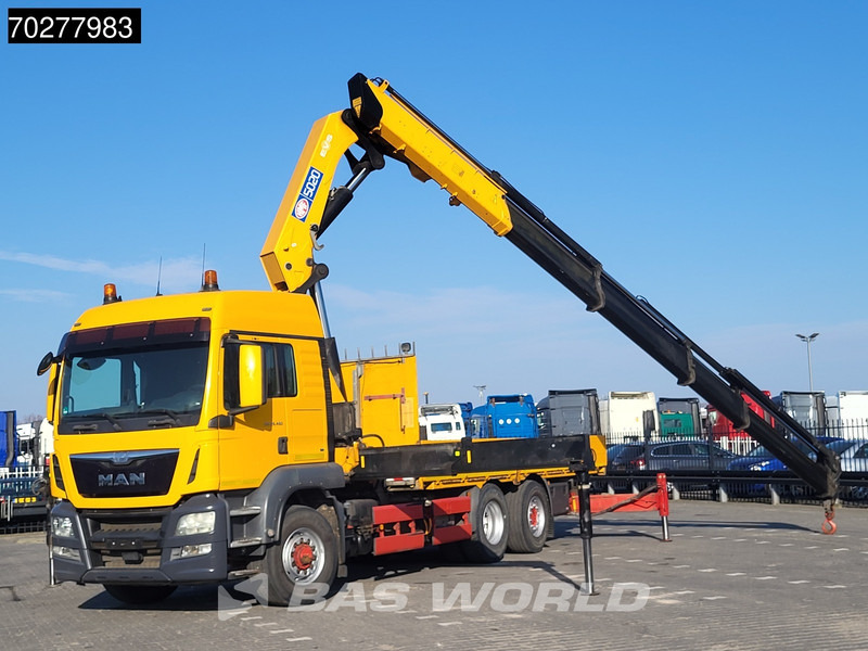 MAN TGS 26.480 6X4 HMF 5020-K6 Crane Kran Hydrodrive Lift+Lenkachse Euro 6 - 드롭사이드/ 플랫베드 트럭, 크레인 트럭 : 사진 3 MAN TGS 26.480 6X4 HMF 5020-K6 Crane Kran Hydrodrive Lift+Lenkachse Euro 6 - 드롭사이드/ 플랫베드 트럭, 크레인 트럭 : 사진 3