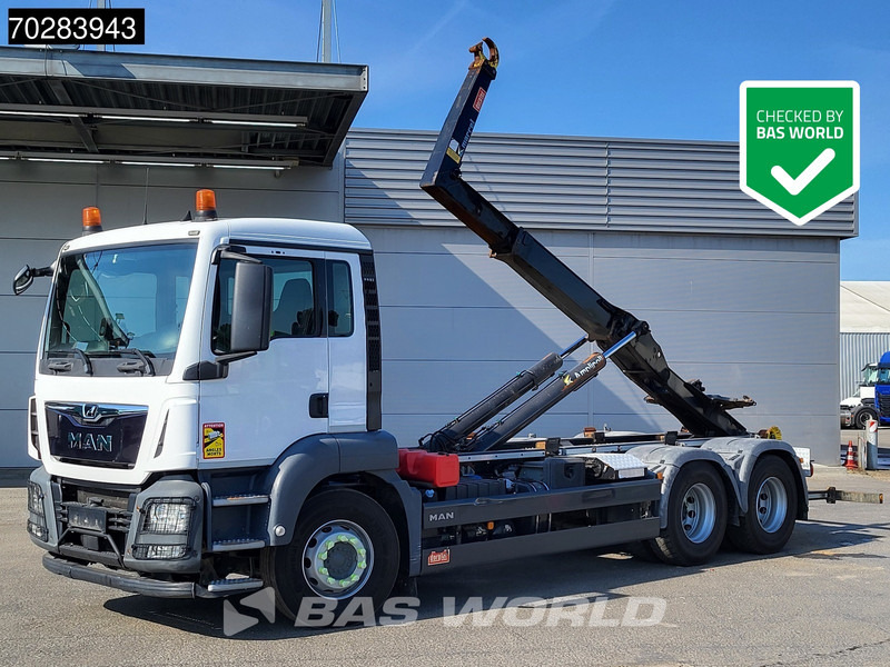 MAN TGS 28.460 6X2 20 Tonnes Marrel containersystem Automatic Liftachse Euro 6 - 후크 리프트 트럭 : 사진 1 MAN TGS 28.460 6X2 20 Tonnes Marrel containersystem Automatic Liftachse Euro 6 - 후크 리프트 트럭 : 사진 1