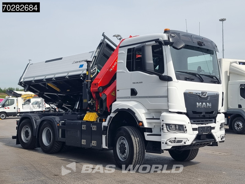 MAN TGS 28.520 6X4 Palfinger PK24001 SLD 5 Kran 2-way tipper Retarder Big-Axle Liftachse Euro 6 - 덤프트럭, 크레인 트럭 : 사진 3 MAN TGS 28.520 6X4 Palfinger PK24001 SLD 5 Kran 2-way tipper Retarder Big-Axle Liftachse Euro 6 - 덤프트럭, 크레인 트럭 : 사진 3