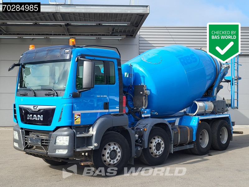 MAN TGS 32.360 8X4 Stetter 9m3 Mixer Full Steel Euro 6 - 콘크리트 믹서 트럭 : 사진 1 MAN TGS 32.360 8X4 Stetter 9m3 Mixer Full Steel Euro 6 - 콘크리트 믹서 트럭 : 사진 1