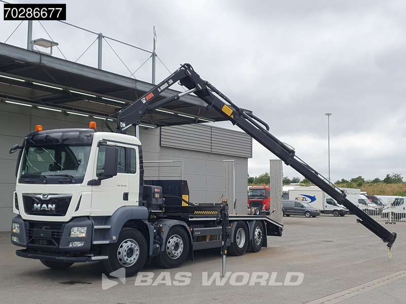 MAN TGS 35.360 8X2 HIAB X-Hiduo 158 BS-3 Crane Lift+lenkasche Machine transporter Euro 6 - 자동 운반 장치 트럭, 크레인 트럭 : 사진 5 MAN TGS 35.360 8X2 HIAB X-Hiduo 158 BS-3 Crane Lift+lenkasche Machine transporter Euro 6 - 자동 운반 장치 트럭, 크레인 트럭 : 사진 5