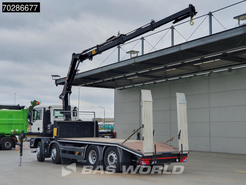 MAN TGS 35.360 8X2 HIAB X-Hiduo 158 BS-3 Crane Lift+lenkasche Machine transporter Euro 6 - 자동 운반 장치 트럭, 크레인 트럭 : 사진 2 MAN TGS 35.360 8X2 HIAB X-Hiduo 158 BS-3 Crane Lift+lenkasche Machine transporter Euro 6 - 자동 운반 장치 트럭, 크레인 트럭 : 사진 2