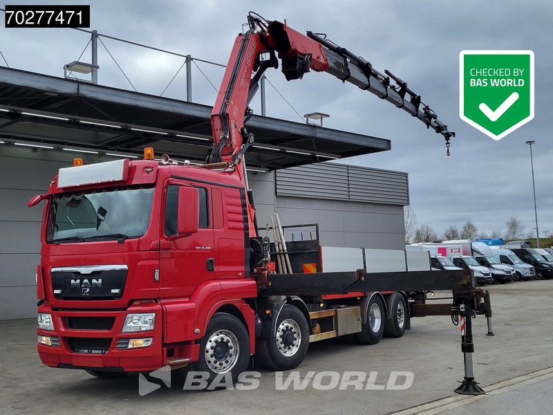MAN TGS 35.480 8X4 Fassi F800BXP.28 Kran Crane Hydrodrive Lift-Lenkachse Euro 4 - 드롭사이드/ 플랫베드 트럭, 크레인 트럭 : 사진 1 MAN TGS 35.480 8X4 Fassi F800BXP.28 Kran Crane Hydrodrive Lift-Lenkachse Euro 4 - 드롭사이드/ 플랫베드 트럭, 크레인 트럭 : 사진 1