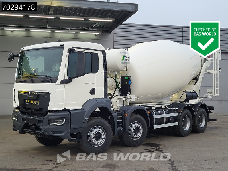 MAN TGS 41.440 8X4 NEW! 12m3 Stetter concrete mixer Big-Axle Steelsuspension Euro 6 - 콘크리트 믹서 트럭 : 사진 1 MAN TGS 41.440 8X4 NEW! 12m3 Stetter concrete mixer Big-Axle Steelsuspension Euro 6 - 콘크리트 믹서 트럭 : 사진 1