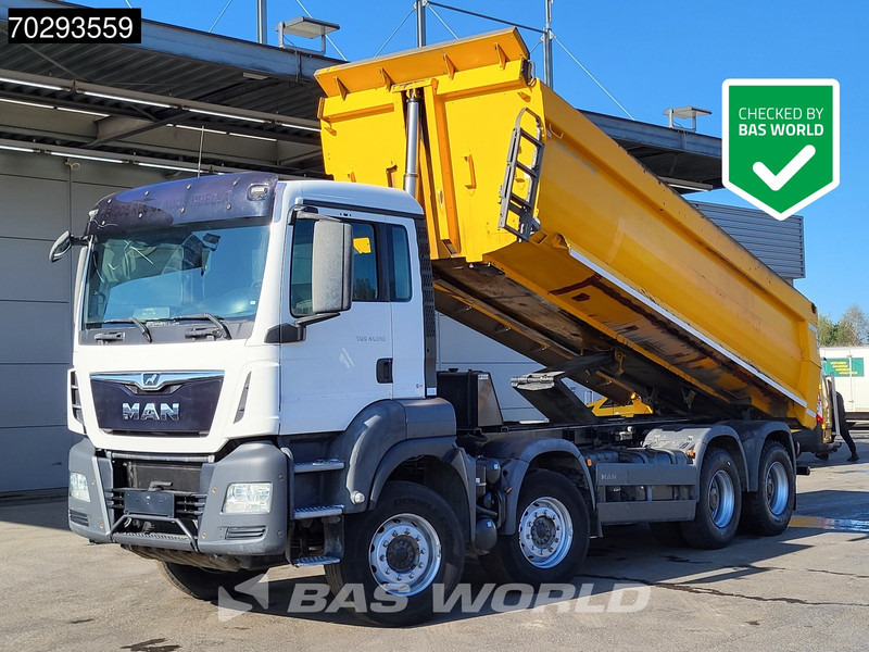 MAN TGS 41.510 8X4 19m3 Meiller tipper Steelsuspension Manual Big-Axle Euro 6 - 덤프트럭 : 사진 1 MAN TGS 41.510 8X4 19m3 Meiller tipper Steelsuspension Manual Big-Axle Euro 6 - 덤프트럭 : 사진 1