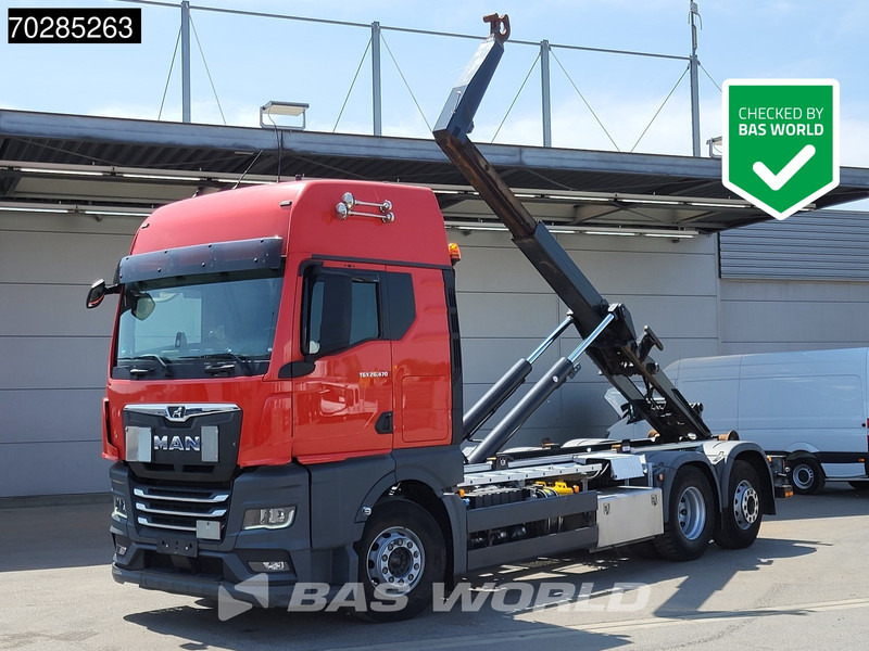 MAN TGX 26.470 TGX 6X2 21 Tonnes VDL hooklift Retarder Lift+Lenkachse ACC Navi Euro 6 - 후크 리프트 트럭 : 사진 1 MAN TGX 26.470 TGX 6X2 21 Tonnes VDL hooklift Retarder Lift+Lenkachse ACC Navi Euro 6 - 후크 리프트 트럭 : 사진 1