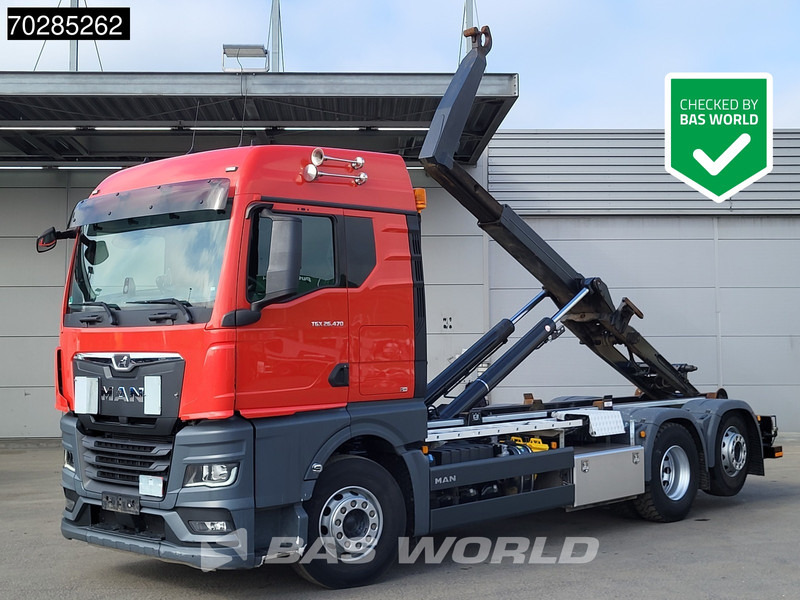 MAN TGX 26.470 TGX 6X2 VDL S-21-6200 ADR Retarder Lift+Lenkachse ACC Euro 6 - 후크 리프트 트럭 : 사진 1 MAN TGX 26.470 TGX 6X2 VDL S-21-6200 ADR Retarder Lift+Lenkachse ACC Euro 6 - 후크 리프트 트럭 : 사진 1