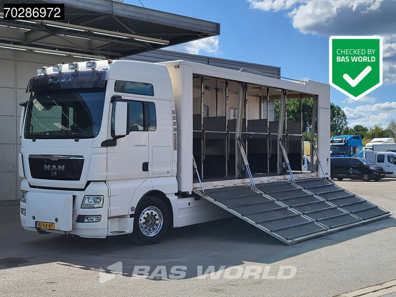 MAN TGX 26.480 TGX 6X2 NL-Truck BDF HorseTransport Lift+steering axle Standklima Automatic Xenon Alcoa´s Euro 5 - 컨테이너 운반 장치/ 스와프 보디 트럭 : 사진 1 MAN TGX 26.480 TGX 6X2 NL-Truck BDF HorseTransport Lift+steering axle Standklima Automatic Xenon Alcoa´s Euro 5 - 컨테이너 운반 장치/ 스와프 보디 트럭 : 사진 1