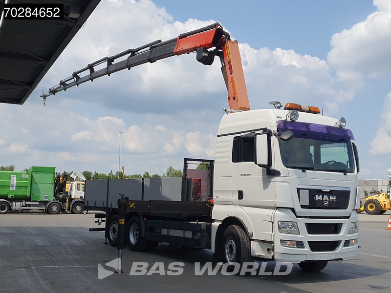 MAN TGX 26.480 TGX 6X2 Palfinger PK29002 Kran Crane 8 extensions Retarder Manual Euro 4 - 드롭사이드/ 플랫베드 트럭, 크레인 트럭 : 사진 3 MAN TGX 26.480 TGX 6X2 Palfinger PK29002 Kran Crane 8 extensions Retarder Manual Euro 4 - 드롭사이드/ 플랫베드 트럭, 크레인 트럭 : 사진 3