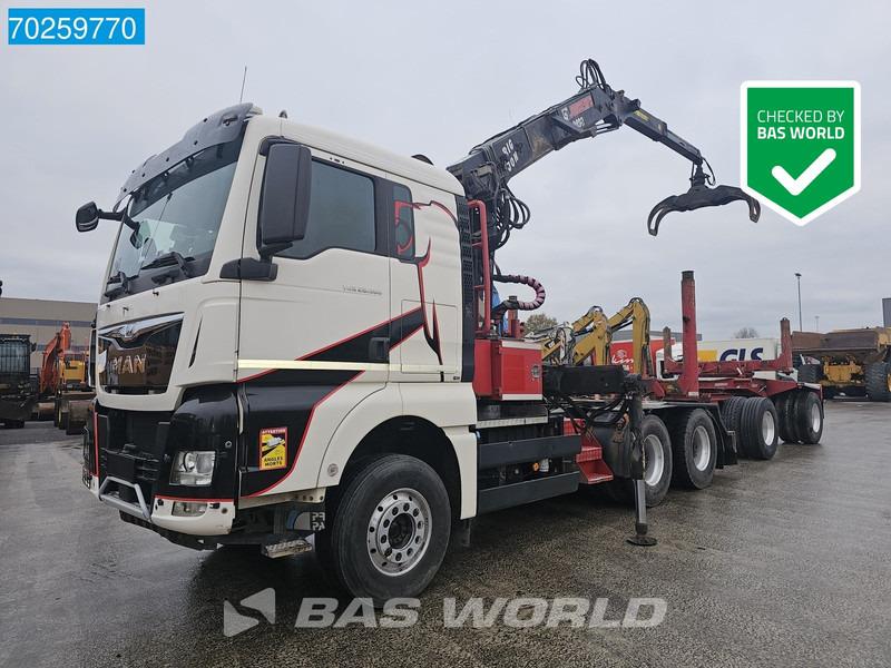 MAN TGX 26.580 6X4 Jonsered 2490 HolzKran Retarder Hiab Crane Big-Axle Euro 6 - 목재 트럭, 크레인 트럭 : 사진 1 MAN TGX 26.580 6X4 Jonsered 2490 HolzKran Retarder Hiab Crane Big-Axle Euro 6 - 목재 트럭, 크레인 트럭 : 사진 1