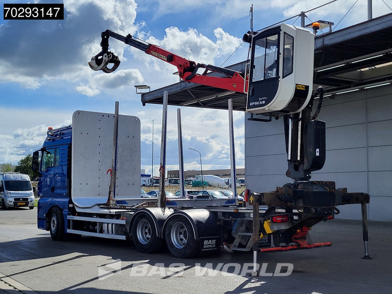 MAN TGX 33.580 TGX 6X4 Palfinger Epsilon Wood crane Holztransport Retarder Navi Xenon Euro 6 - 목재 트럭, 크레인 트럭 : 사진 2 MAN TGX 33.580 TGX 6X4 Palfinger Epsilon Wood crane Holztransport Retarder Navi Xenon Euro 6 - 목재 트럭, 크레인 트럭 : 사진 2