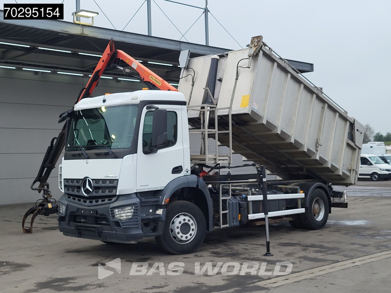 Mercedes-Benz Actros 1833 4X2 Palfinger PK7.501 SLD Kran Crane 17m3 tipper Big-Axle Euro 6 - 덤프트럭, 크레인 트럭 : 사진 5 Mercedes-Benz Actros 1833 4X2 Palfinger PK7.501 SLD Kran Crane 17m3 tipper Big-Axle Euro 6 - 덤프트럭, 크레인 트럭 : 사진 5